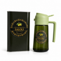 Gift set with reusable glass bottle